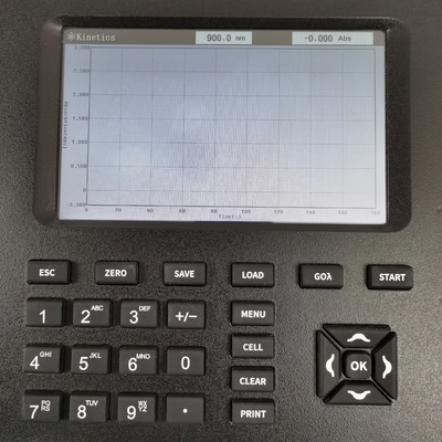 Display LCD a fascio singolo 2nm larghezza di banda 7 pollici Chn Vis 325-1000nm Spettrofotometro