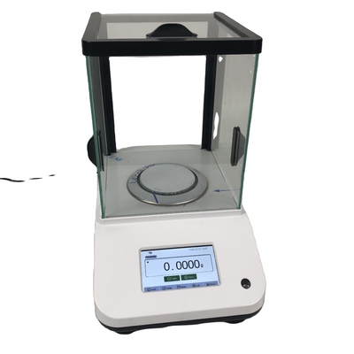 Bilancio di laboratorio Strumenti a schermo sensoriale Calibrazione interna 0.01mg 50g con porta USB