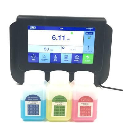 Alte risoluzioni 7 pollici Color LCD Touch Screen Laboratorio Digital mV ph Meter per rifiuti idrici