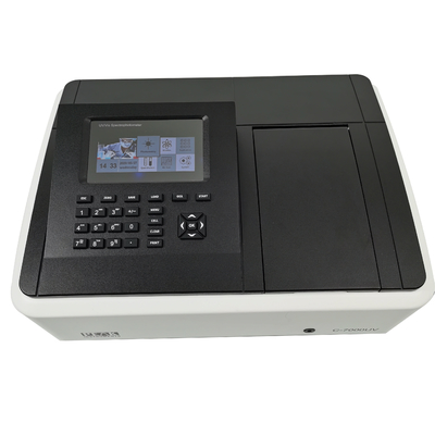 schermo LCD da 7 pollici spettrofotometro visibile a raggio singolo economico 320-1100nm per laboratorio