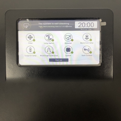 Grande schermo LCD touch Display Spettrofotometro visibile a fascio singolo con porta di uscita USB