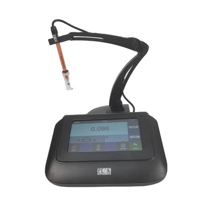 5 in 1 EC TDS Meter con accuratezza di temperatura ±1,0C PEAK Instruments Touch Screen