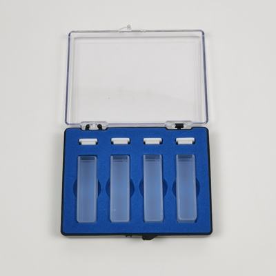 2 finestre lucide PEAK Instruments Laboratory 1cm 10mm Spettrofotometro Cuvette di vetro