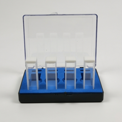2 finestre lucide PEAK Instruments Laboratory 1cm 10mm Spettrofotometro Cuvette di vetro