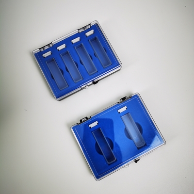 Spettrofotometro Cuvette di vetro Cuvette di quarzo 1 cm 10 mm per il raggio spettrale 190-2500 nm
