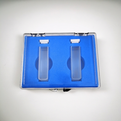 Spettrofotometro Cuvette di vetro Cuvette di quarzo 1 cm 10 mm per il raggio spettrale 190-2500 nm