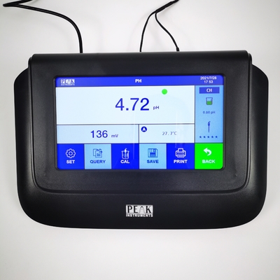 Compensazione della temperatura, pH-metro, bancone T-710L, touch screen, calibrazione a 3 punti Atc