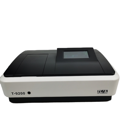 PEAK Instruments Split Beam UV Vis Spectrophotometer con interfaccia user-friendly