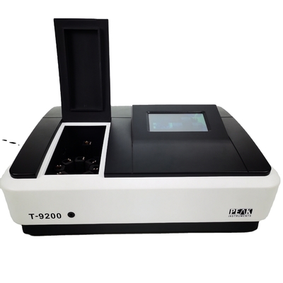Spettrofotometro UV/Vis da 190 a 1100 nm con touch screen e larghezza di banda spettrale di 2 nm