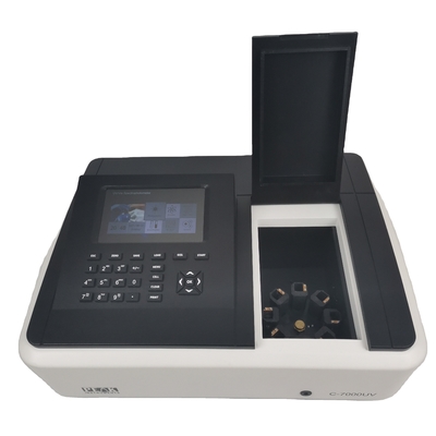 Spettrofotometro a doppio raggio basato su microprocessore 190-1100nm 7 pollici display a colori UV Vis