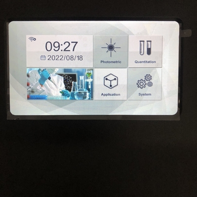 Spettrofotometro UV a raggio singolo da 190 a 1100 nm con porta di uscita USB e touch screen