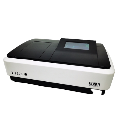 Strumenti di picco T-9200 UV Spettrofotometro visibile doppio fascio per rilevamento delle lunghezze d'onda