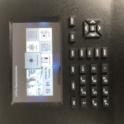 Strumenti di picco doppio raggio 1nm larghezza di banda UV spettrophotometro visibile per 190-1100nm
